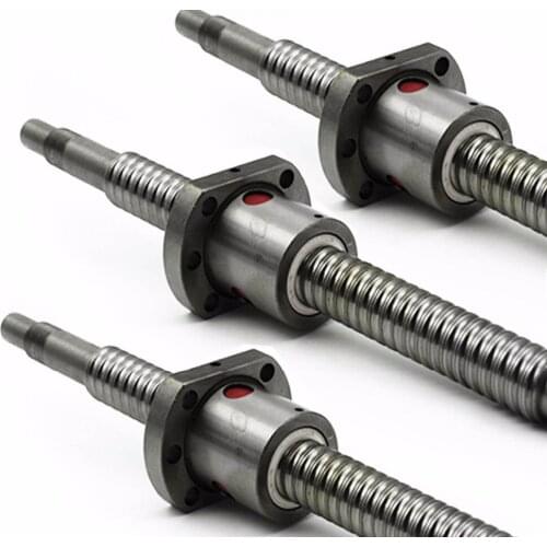3 Pcs Ballscrews RM1610-300/500/800mm with Ball Nuts and End Machined C7