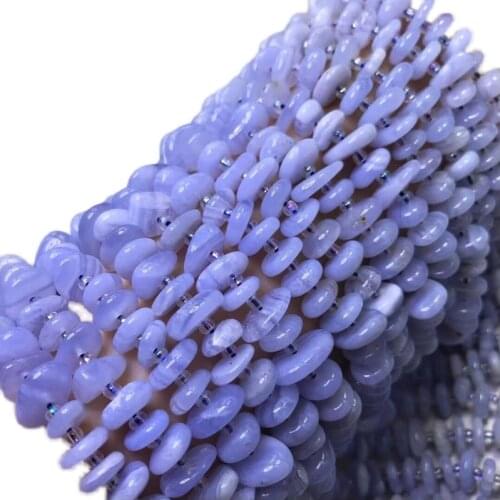 BLUE agate/moonstone/garnet/sunstone/strawberry quartz/ Tsavorite baroque 10-12mm Wholesale for DIY jewelry necklace 36cm