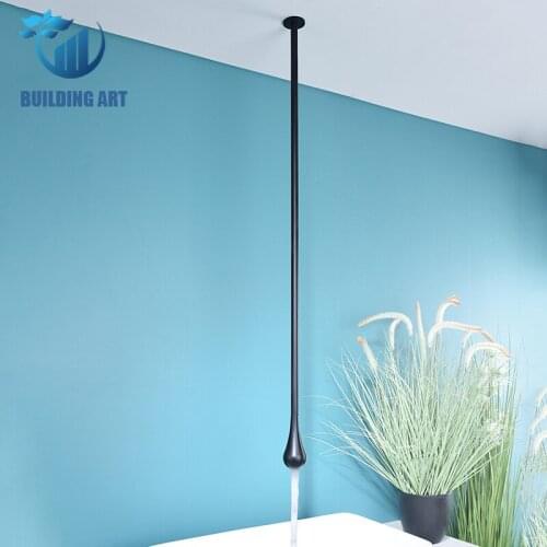 168CM Bathroom Basin Hang Ceiling/Deck Mount Bathroom Faucet Solid Brass Basin Faucet Tub Mixer Tap Spout Water Drop Taps