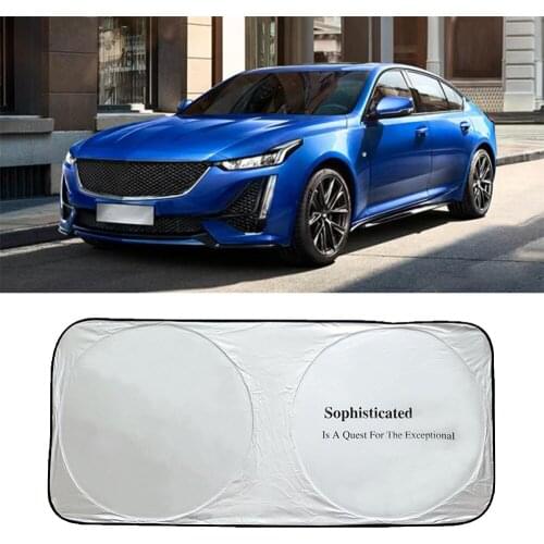 Car Windshield Sun Shade Cover Sunshade Visor For Cadillac Escalade Ats Xts Cts Xt4 Xt5 Xt6 Ct4 Ct6 Srx Bls Parasol Accessories