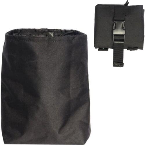 Tactical Molle Pouch Utility Magazine Drop Dump Pouch Hunting Airsoft Military Gun Ammo Foldable Pocket Belt Waist Pouch Camo