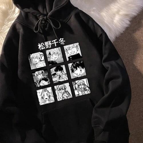 Manga Japanese Anime Tokyo Revengers Hoodies Men Harajuku Cartoon Tokyo Revengers Graphic Sweatshirt Streetwear Male Dropship