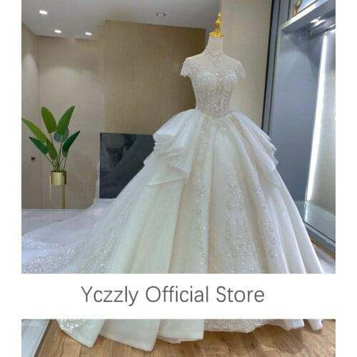 Свадебные платья со шлейфом Yczzly China At AliExpress