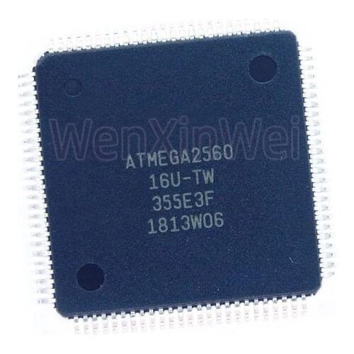 1PCS ATMEGA2560-16AU ATMEGA2560 16U-TW TQFP-100 8-Bit Microprocessor 256K New Original In Stock IC