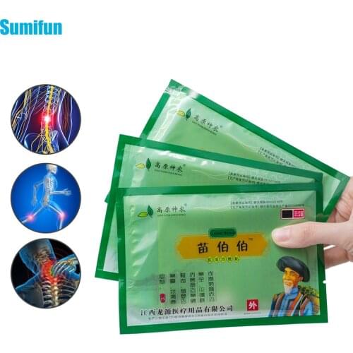 24pcs=3bags Pain Relief Patch Shen Nong China Traditional Natrual Herbal Self-heating Green Medical Plaster Pain Killer D1077