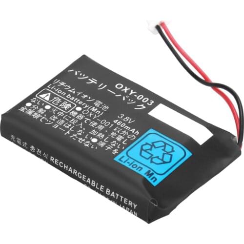 460mAh 3.8V Rechargeable Lithium-ion Battery Kit Pack for Nintendo GBM Game Boy Micro