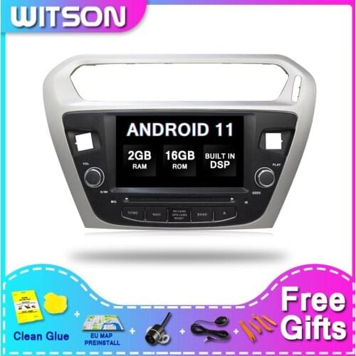 WITSON DSP 2GB 16 2Din Android 10 Car Multimedia Player For Android 10 For PEUGEOT 301/CITROEN ELYSEE Radio Audio GPS Glon