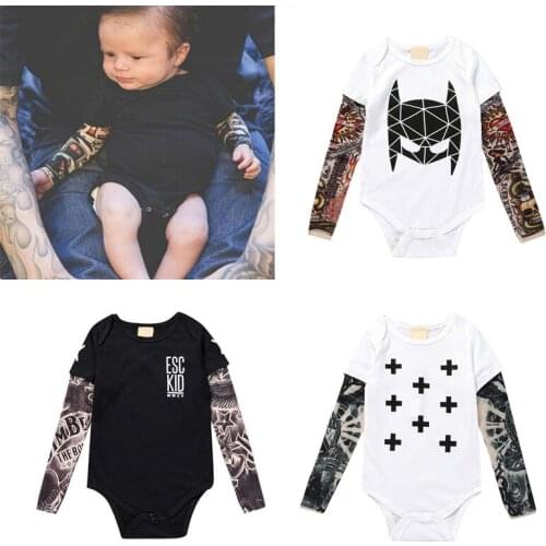 New Bodysuit Baby Summer Full Sleeve Print Cotton Newborn Baby Jumpsuit Twins Baby Clothes 6-24M Infant Kids Girls Boys Clothing