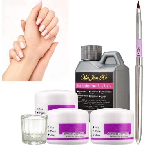 Nail Art Acrylic Liquid Powder Pen Dappen Dish Tools For Basic Nail Decoration