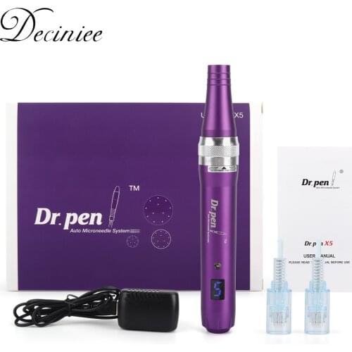 Dr Pen Ultima X5 Professional Kit Authentic Multi-function Electric Wired Beauty Pen Skin Care Kit for Face Body Wired Derma Pen