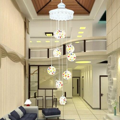 European Style Bohemia Mediterranean Chandelier Southeast Asia Color Crystal Lamp E27 Lamp holder For Bedroom And Livingroom