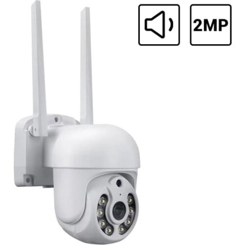 2MP PTZ IP Camera Wifi Outdoor AI Human Detection Audio 1080P Wireless Security CCTV Camera P2P 4X Digital Zoom Wifi Camera