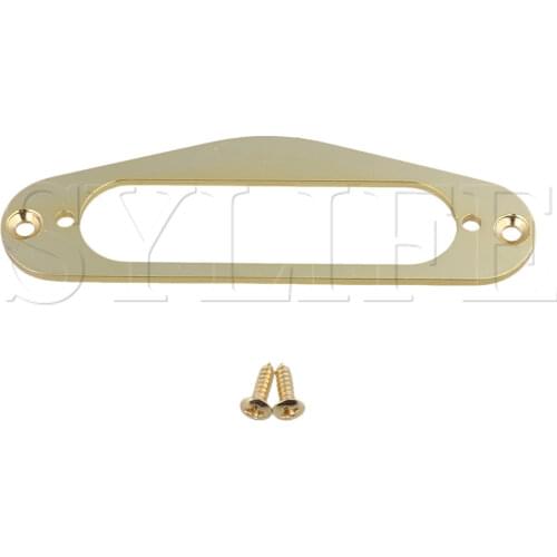 Gold Alloy Single Coil Neck Pickup Surround Mounting Ring 7x1.6cm Inner