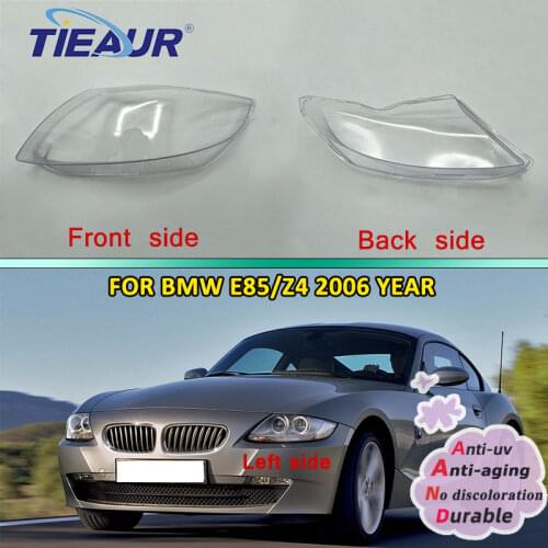 Car Headlight cover Transparent Glass Len for BMW E85 E86 E89 Z4 2006 Front Auto Lampshade ReplacemenT DIY