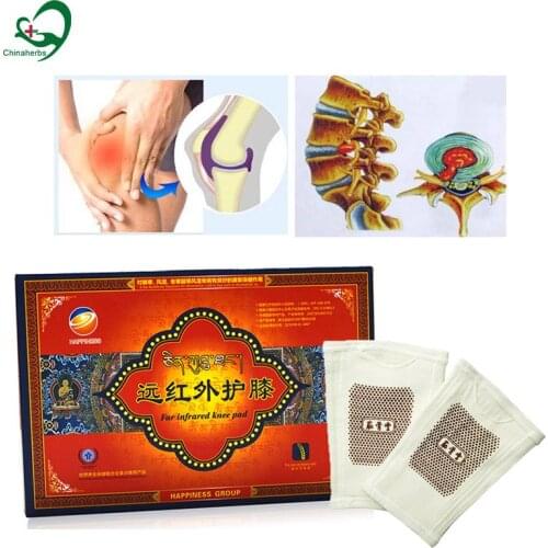 1 Pair Far Infrared Megnetic Knee Pad Knee Brace Orthosis With Herbal Medicine Pain Relief Bone Hyperplasia Spurs Arthritis
