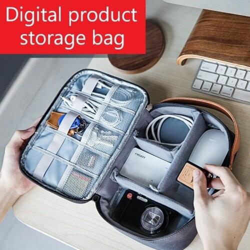 Multifunctional Portable Digital Storage Bag Power Data Cable Storage Bag Hard Disk Protective Cover Charger Bag Earphone Case