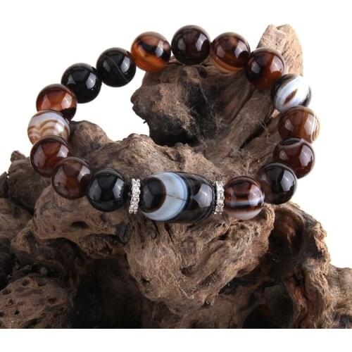 Fashion Luxury Jewelry Micro Zircon Pave 10mm Agle Beads Braceles Drop Shippers