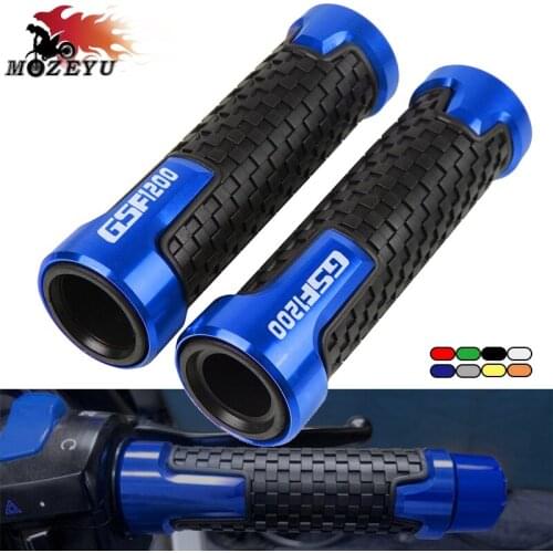 Motorcycle 7/8"22mm Handlebar Grip Handle Bar Motorbike Hand Grips For SUZUKI Bandit GSF1200 GSF 1200 1996-2006 2005 2004 1997