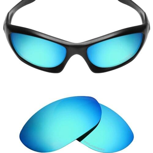 Mryok+ POLARIZED Resist SeaWater Replacement Lenses for Oakley Monster Dog Sunglasses Ice Blue
