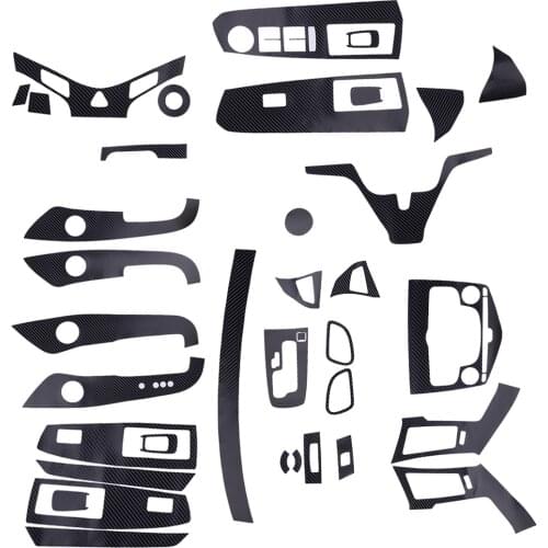 1 Set Car Interior Cover Trim Stickers Carbon Fiber Style PVC Fit for Chevrolet Cruze 2009 2010 2011 2012 2013 2014 2015