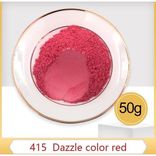 50g Dazzle Red Pearl Powder Acrylic Paint for Craft Art Car Paint Soap Eye Shadow Lipstick Nail Dye