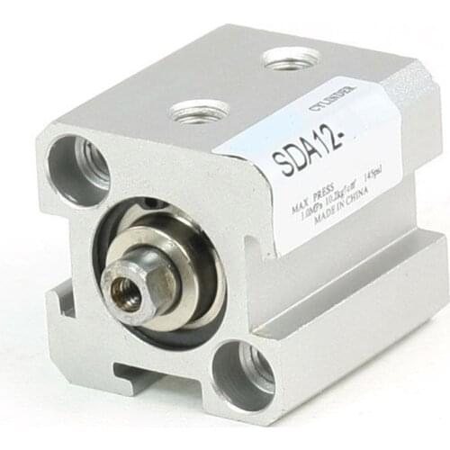 1 Pcs 12mm Bore 20mm Stroke Stainless steel Pneumatic Air Cylinder SDA12-20