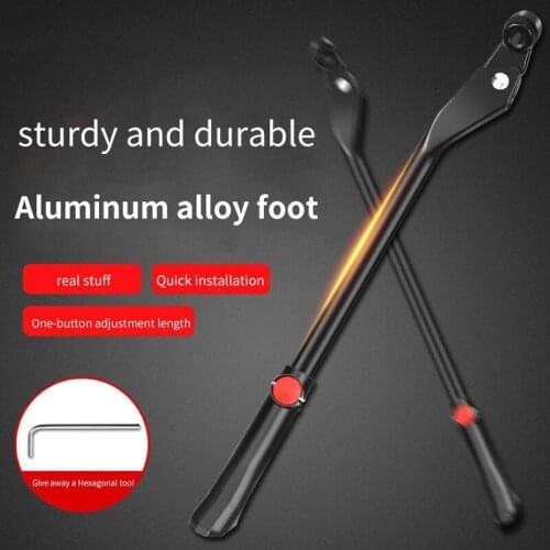 MTB Road Bicycle FOOT Kickstand rack quality Parking Stable Support Side Kick Stand Foot Brac Adjustable MTB Bike Accessories