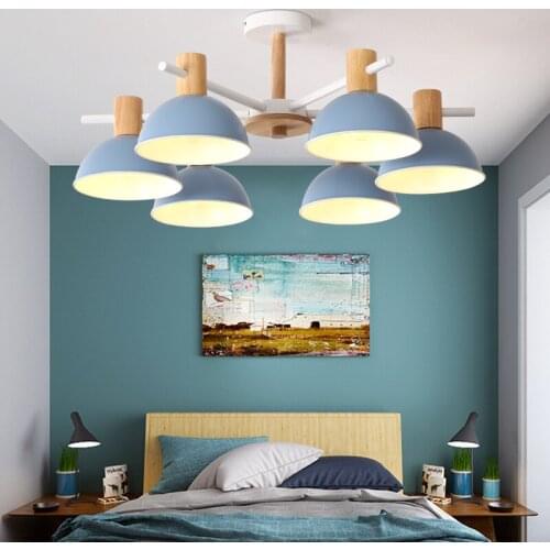 Modern bathroom fixture modern led chandelier nordic decoration home lampes suspendues ventilador de techo