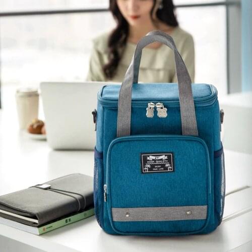 Lunch Box Bag Fashion Female Insulated Thermal Food Picnic Lunch Bags for Women Kids Men Cooler Tote Bag Case for School Work