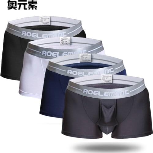 New Modal Brand Mens Underwear Mid-waist Breathable Homme Cuecas Masculina Boxer shorts 4Pcs\lot L XL XXL XXXL man panties