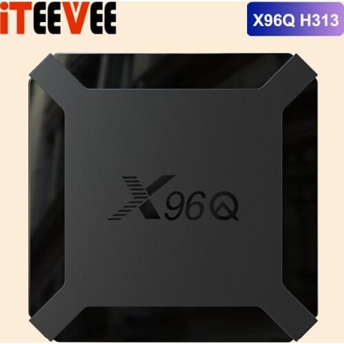 10pcs 2020 X96Q Android 10.0 TV Box 2GB 16GB Allwinner H313 Quad Core 4K 60fps H.265 2.G Wifi Google Player Youtube Netflix X96