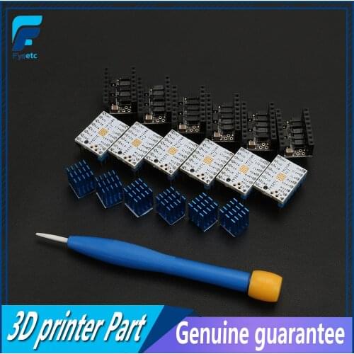 5pcs Latest Version 3D Printer Parts Stepping Motor Mute Driver Stepstick FYSETC TMC2208 V1.2 With Protector Freely Using UART