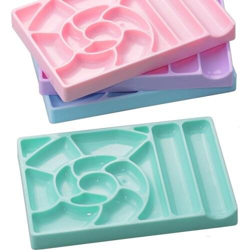 4 Styles False Nail Tips Display Board Color Palette Practice Color Drawing Paint Practice Tips Display DIY Manicure Tool