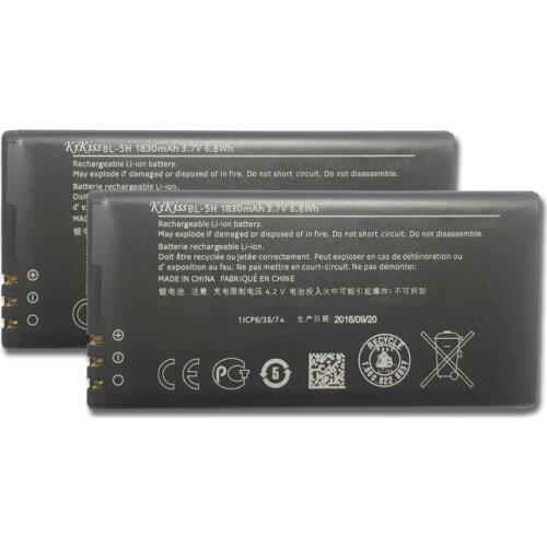 Mobile Phone Battery BL-5H For Nokia Lumia 630 Lumia630 RM-977 RM-978 Moneypenny RM 977 978 Battery 1830mAh BL 5H