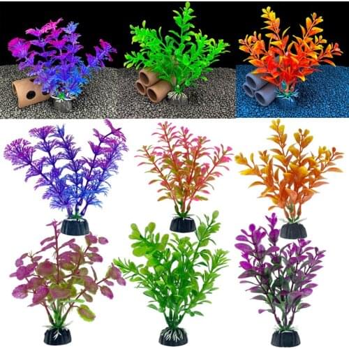 1Pc Aquarium 13Cm Water Grass Decor Artificial Plants Fish Tank Decoration View Decorations Aquarium Decoration Home Accessories