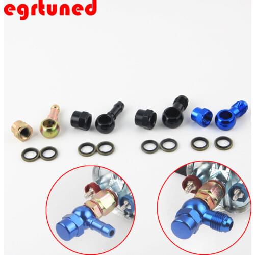 ALUMINUM 0580254044 Fuel Pump fitting Push On Outlet Banjo male an6 Fitting Adapter