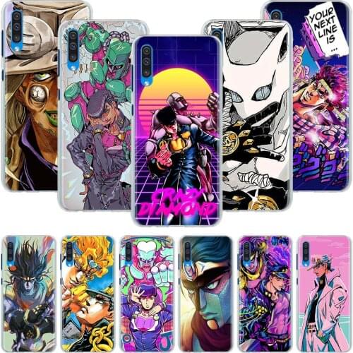 JoJo Bizarre Aventure Phone Case for Samsung Galaxy A51 A50 A71 5G A21s A31 A12 A10 A40 A30 A41 A20e A70 A20s Hard Cover Cases