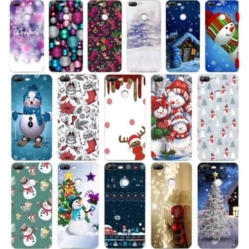 281H Snow Christmas Ball new Year gift Soft Silicone Tpu Cover phone Case for huawei Honor 9 Lite 10 p 9 10 lite
