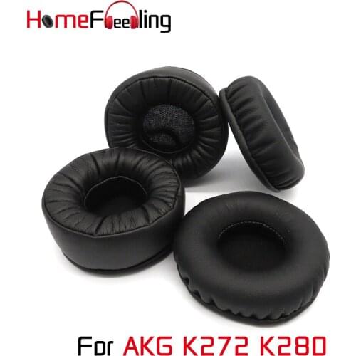 Homefeeling Ear Pads for AKG K272 K280 Headphones Ear Cushions Super Soft Thicken Velour Sheepskin Leather Earpads Replacement