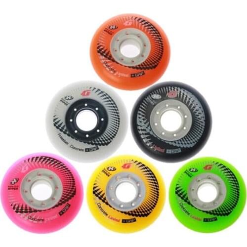 4 Pcs Hyper +G Concrete Skating Wheels For SEBA RB Inline Skates FSK 84A 72 76 80mm Sliding Patins