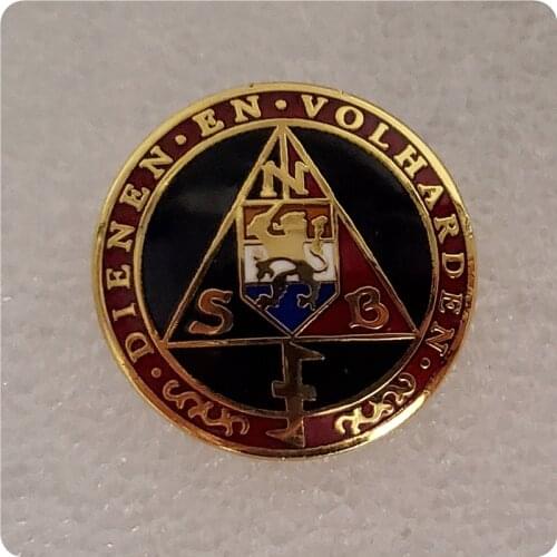 NSB / WA / WHN: NSB 'Dienen en Volharden' Badge Copy