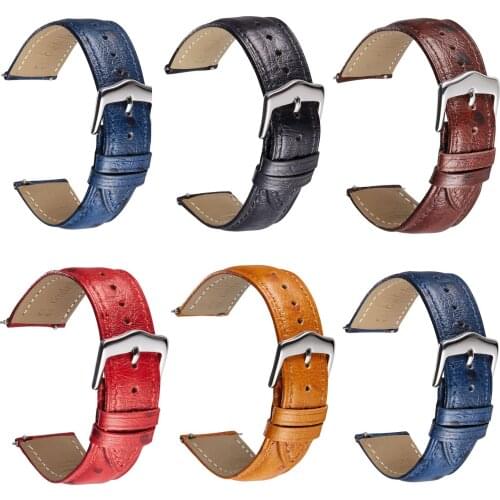 For GTR 47mm Leather Strap Watchband for Xiaomi Huami Amazfit PACE/Stratos 3 2 2S Watch Bracelet Band for Samsung Gear S3 Correa