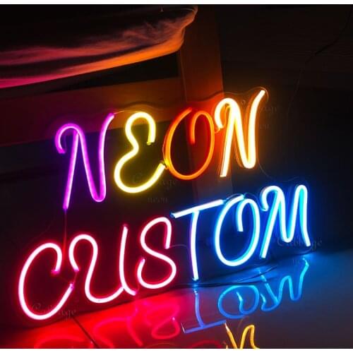 Custom Neon Sign Led light liTransparen Adjustable Voltage Wedding Wall Art Home Bar HDJSign Custom neon Personalized