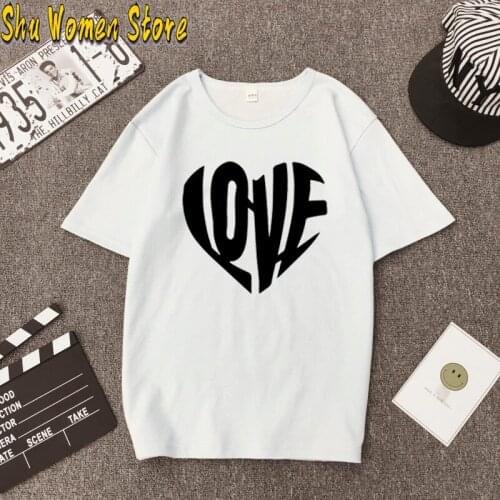Plus Size S-3XL Fasion Cactus Love Letter Print T Shirt Women Cotton O Neck Short Sleeve Summer T-Shirt Tops Casual Tshirt