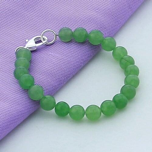 Luxury Brand New 925 Sterling Silver Green Pearl Charm Bracelet For Women Jewelry Beaded Bracelet Best Gifts