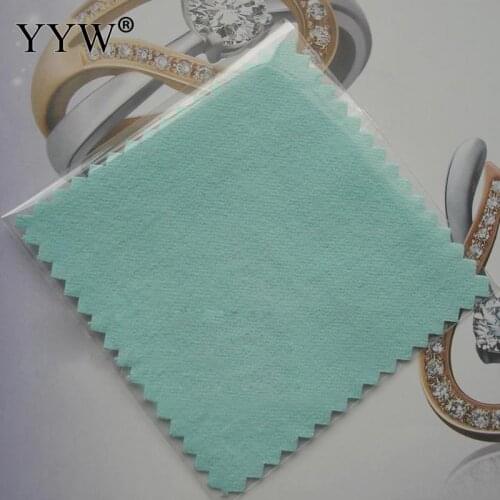 SilverGold Jewelry Cleaning Cleaner Polishing Cloth Jewelry Anti Tarnish DIY Making tools Jewelry accessories 80x80mm 10 PCs