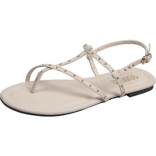 2021 Fashion Women Flat Sandals For Woman Shoes Cute Open Toe Womens Sandals Summer Ladies Shoes Sandals Sandalias Mujer New 40