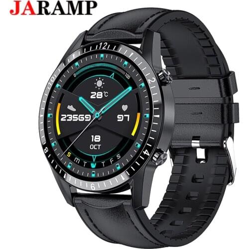 JARAMP Smart Watch Touch Screen Bluetooth Hand Free Smartwatch Men Women Fitness Tracker Heart Rate Call Message Music Band