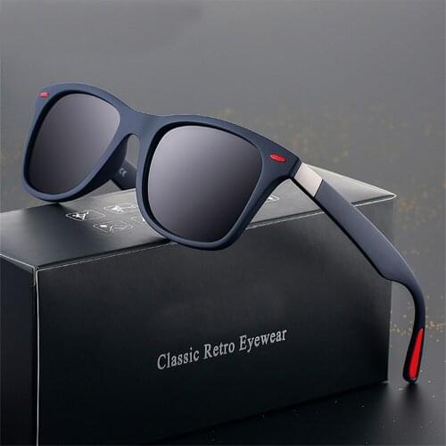 Brand Design Polarized Sunglasses Square Men Women Driver Shades Male Vintage Sun Glasses Men Mirror Summer UV400 Oculos