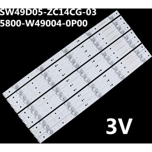 LED backlight strip 5 lamp for 49"TV 49G6 SW49D05-ZC14CG-03 5800-W49004-0P00 CRH-A49353510055BAREV1.0B